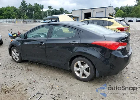 2013 Hyundai Elantra Gls из США, поврежденный, VIN 5NPDH4AE3DH166162